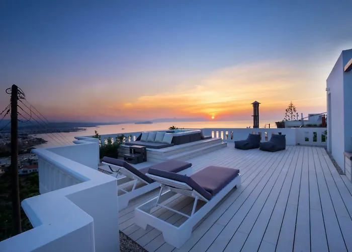 Rooftop Jacuzzi Lejlighed Chania (Crete)